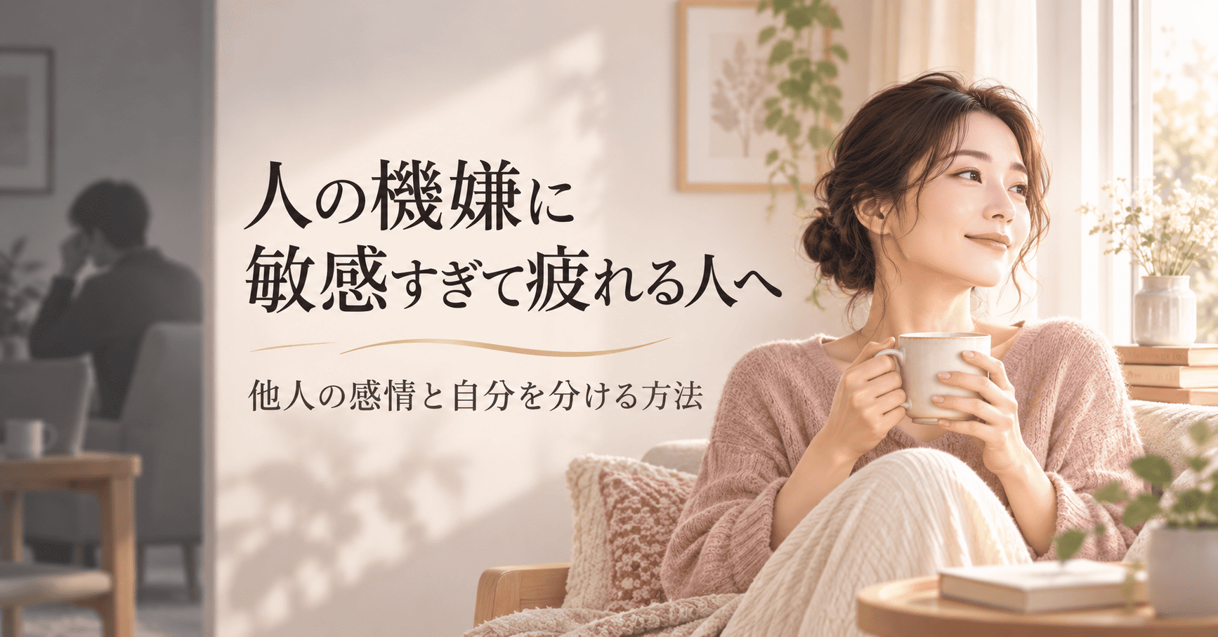 人の機嫌に敏感すぎて疲れてる人へ